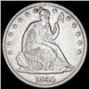 Image 1 : 1845 Seated Liberty Half Dollar NEARLY UNCIRCULATED