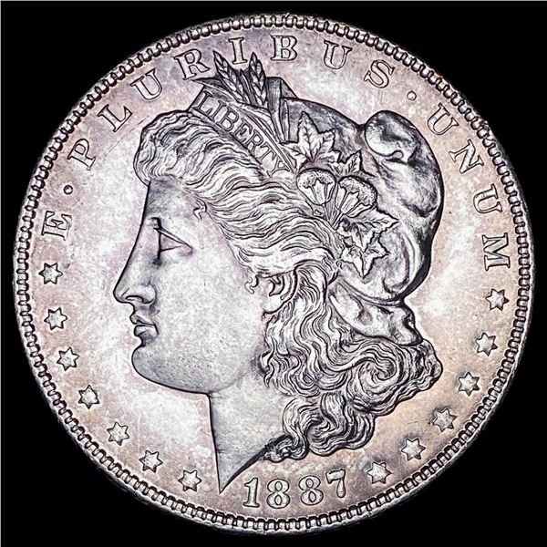 1887-S Silver Morgan Dollar CHOICE BU