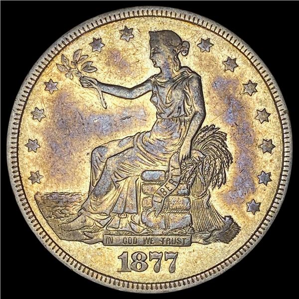 1877 Silver Trade Dollar LIGHTLY CIRCULATED