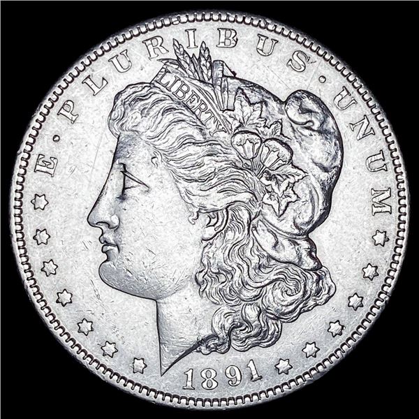 1891-S Silver Morgan Dollar CLOSELY UNCIRCULATED