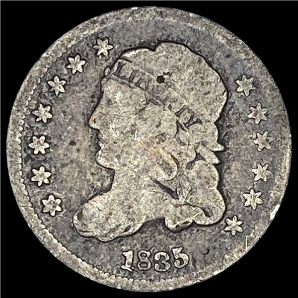 1835 Capped Bust Half Dime NICELY CIRCULATED