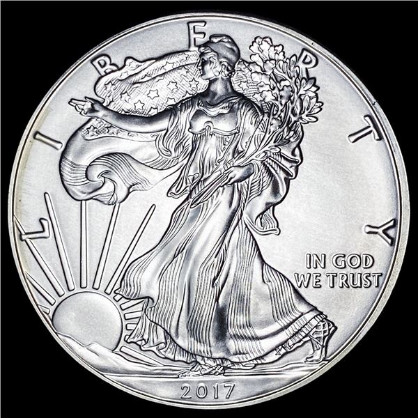 2017 1 oz Silver American Eagle $1 SUPERB GEM BU