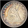 Image 1 : 1861 Seated Liberty Quarter NEARLY UNCIRCULATED