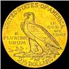Image 2 : 1908 Indian Head $2.5 Gold Quarter Eagle CLOSELY UNCIRCULATED