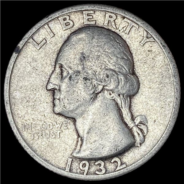 1932-S Silver Washington Quarter NEARLY UNCIRCULATED