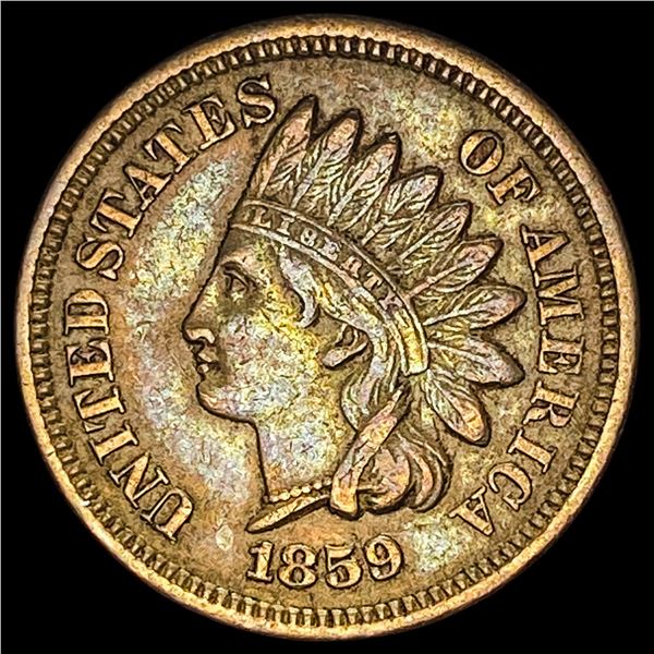1859 Copper-Nickel Indian Head Cent CLOSELY UNCIRCULATED