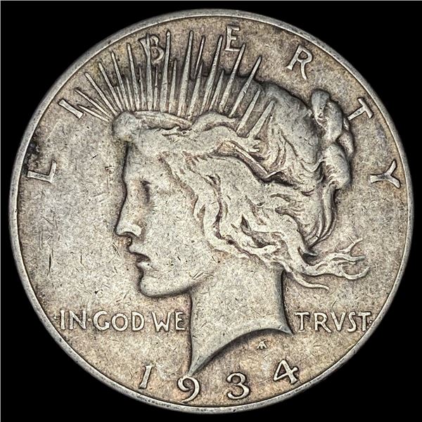 1934-D Silver Peace Dollar LIGHTLY CIRCULATED
