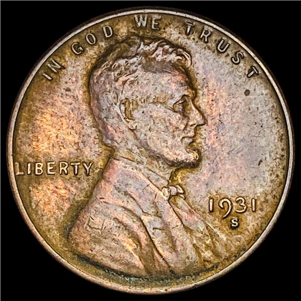 1931-S Lincoln Wheat Cent NEARLY UNCIRCULATED