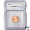 2010-D Union Shield Lincoln Cent ICG MS67 RD