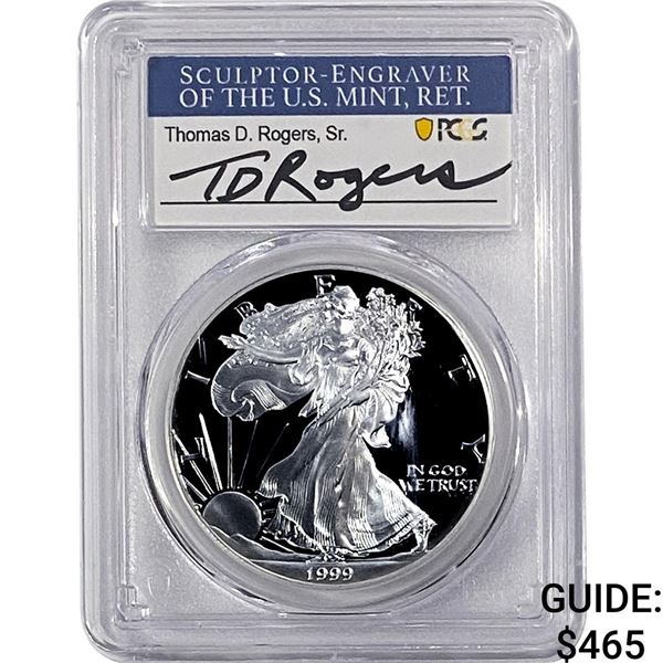 1999 American Eagle 1oz Sliver Dollar PCGS PR70 DCAM