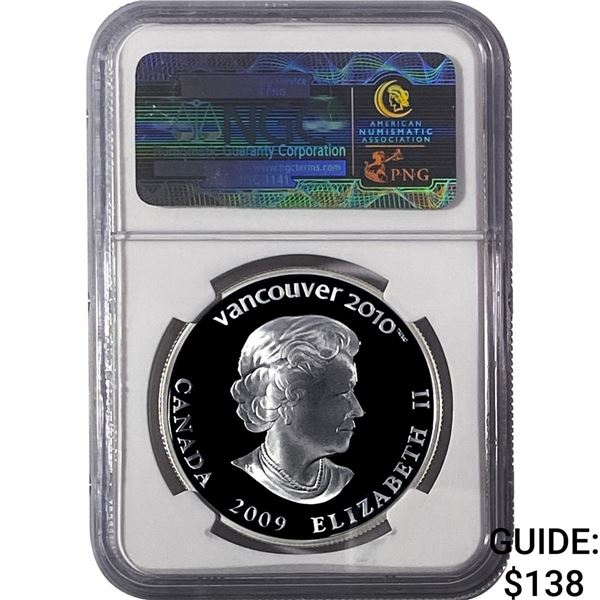 2009 Canada .825G Silver $25 Olympics NGC PF69 UC
