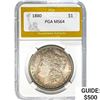 Image 1 : 1880 Morgan Silver Dollar PGA MS64