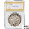 Image 1 : 1878-CC Morgan Silver Dollar PGA MS64