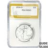 1916-D Walking Liberty Half Dollar PGA MS63