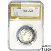 1892 Barber Half Dollar PGA MS63