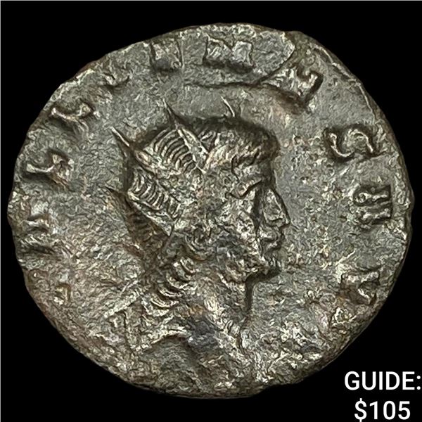 Roman Gallienus 253-268 AD BI Dbl Denarius CHOICE AU