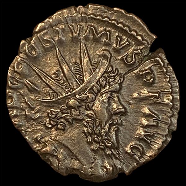 Roman Postumus 260-269 AD BI Dbl Denarius CHOICE AU