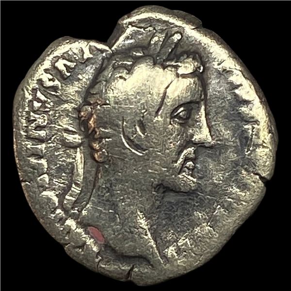 Roman Ant. Pius 138-161 AD Silver Denarius NEARLY UNCIRCULATED