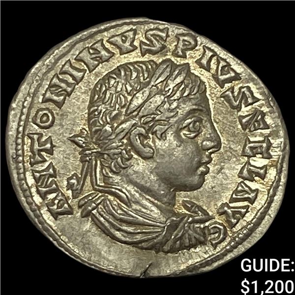 Roman Elagabalus 218-222 AD SIlver Denarius UNCIRCULATED