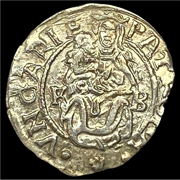 1540-1590 Hungary Madonna&Child Silver Denar CLOSELY UNCIRCULATED