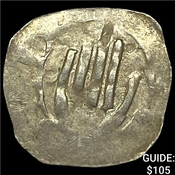 1250-1300 Germany Silver Hand Heller NEARLY UNCIRCULATED