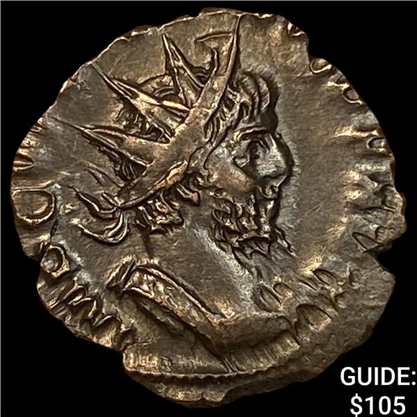 Romano-Gallic Victorinus 269-271 BI Dbl Denarius CHOICE AU