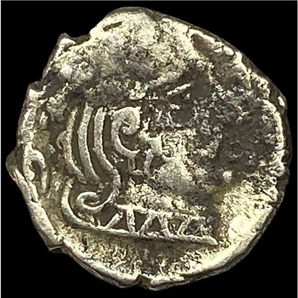 India Western Satraps 278-295 AD Silver Drachm NEARLY UNCIRCULATED