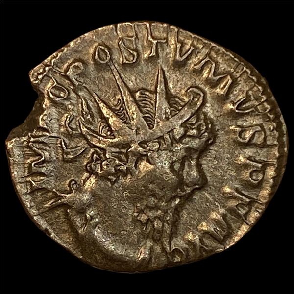 Roman Postumus 260-269 AD BI Dbl Denarius CHOICE AU