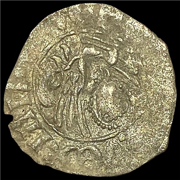 14th-15th Cent. Venetian Silver Tornesello NEARLY UNCIRCULATED