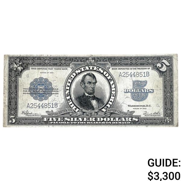 1923 $5 U.S. Large size SIlver Certificate