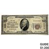 1929 $10 U.S Note-Nat. Bank of MIdland City, AL