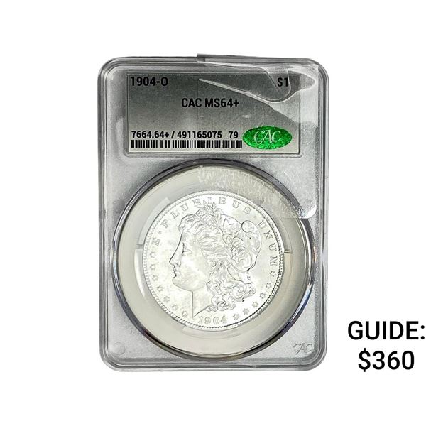 1904-O Morgan Silver Dollar CAC MS64+
