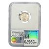 Image 2 : 1917 Mercury Silver Dime PGA MS66+ FSB