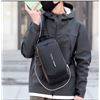 Image 3 : 2 New Waterproof Anti-Teft Nylon Men's bags with USB cross body sling chest