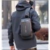 Image 4 : 2 New Waterproof Anti-Teft Nylon Men's bags with USB cross body sling chest