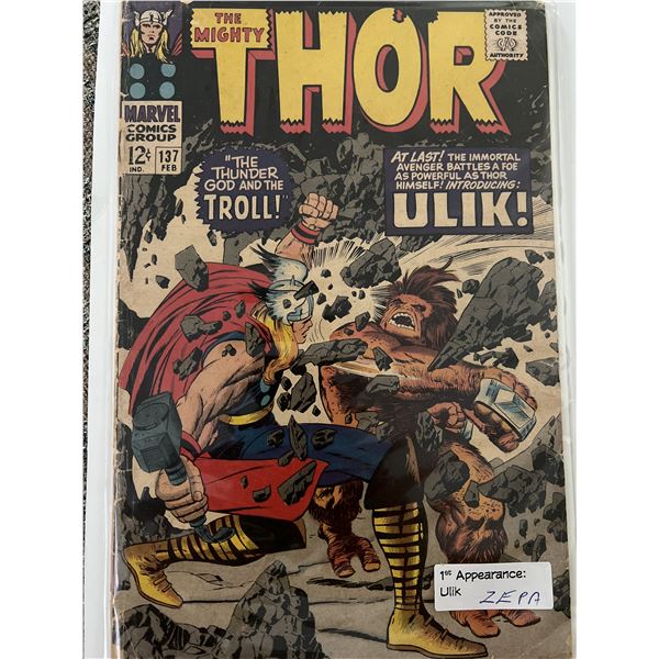 Thor first appearance Ulik