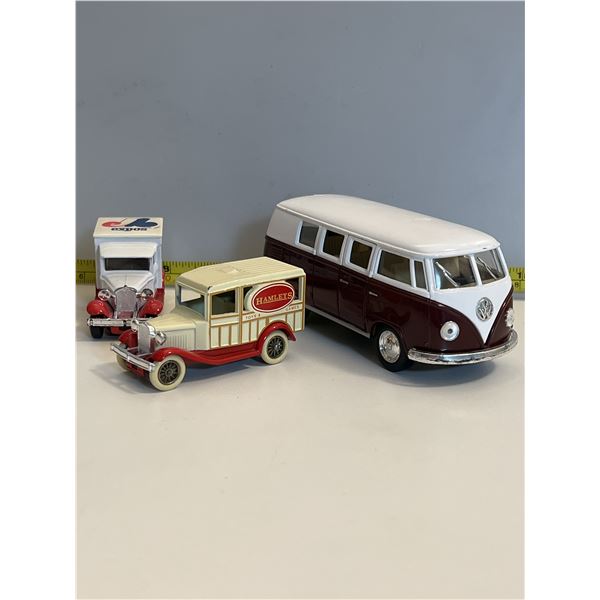 Diecast Lot including VW bus Lledo Days Gone Hamleys van and Expos truck