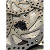 Image 2 : bicycle disc brake rotors with mounting screws New Set of 6