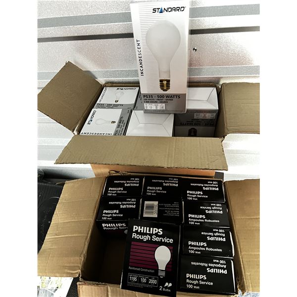 Various light bulbs Philips Standard