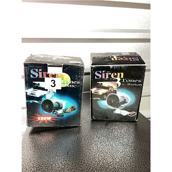 Siren 3 tone TWO Items