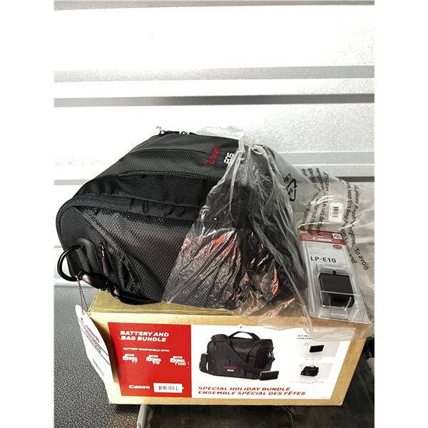 Canon Camera Bag and Battery NEW