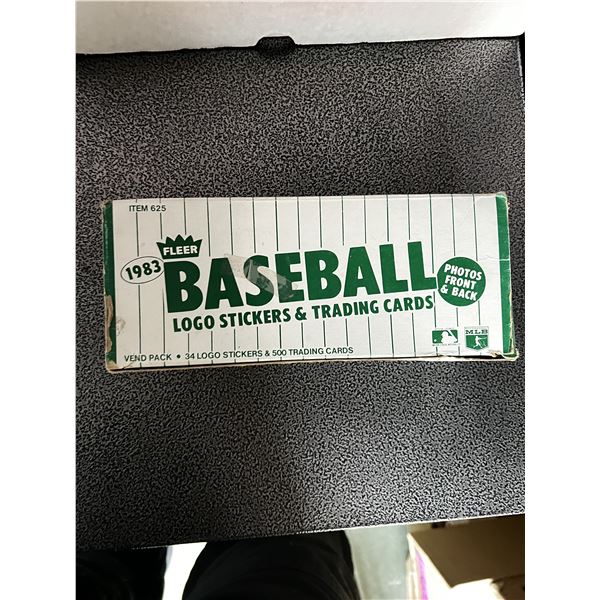 Box of vintage Baseball cards