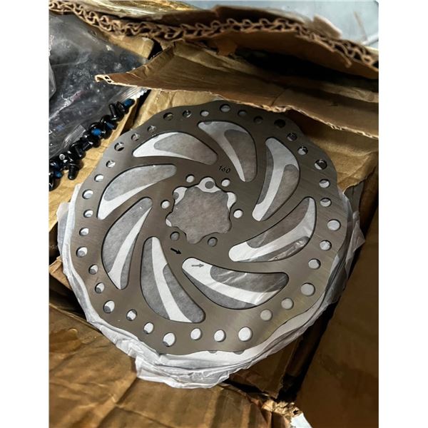 Bicycle Disk Brake rotors with mounting screws NEW set of 4