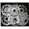 Image 1 : bicycle disc brake rotors with mounting screws New Set of 4