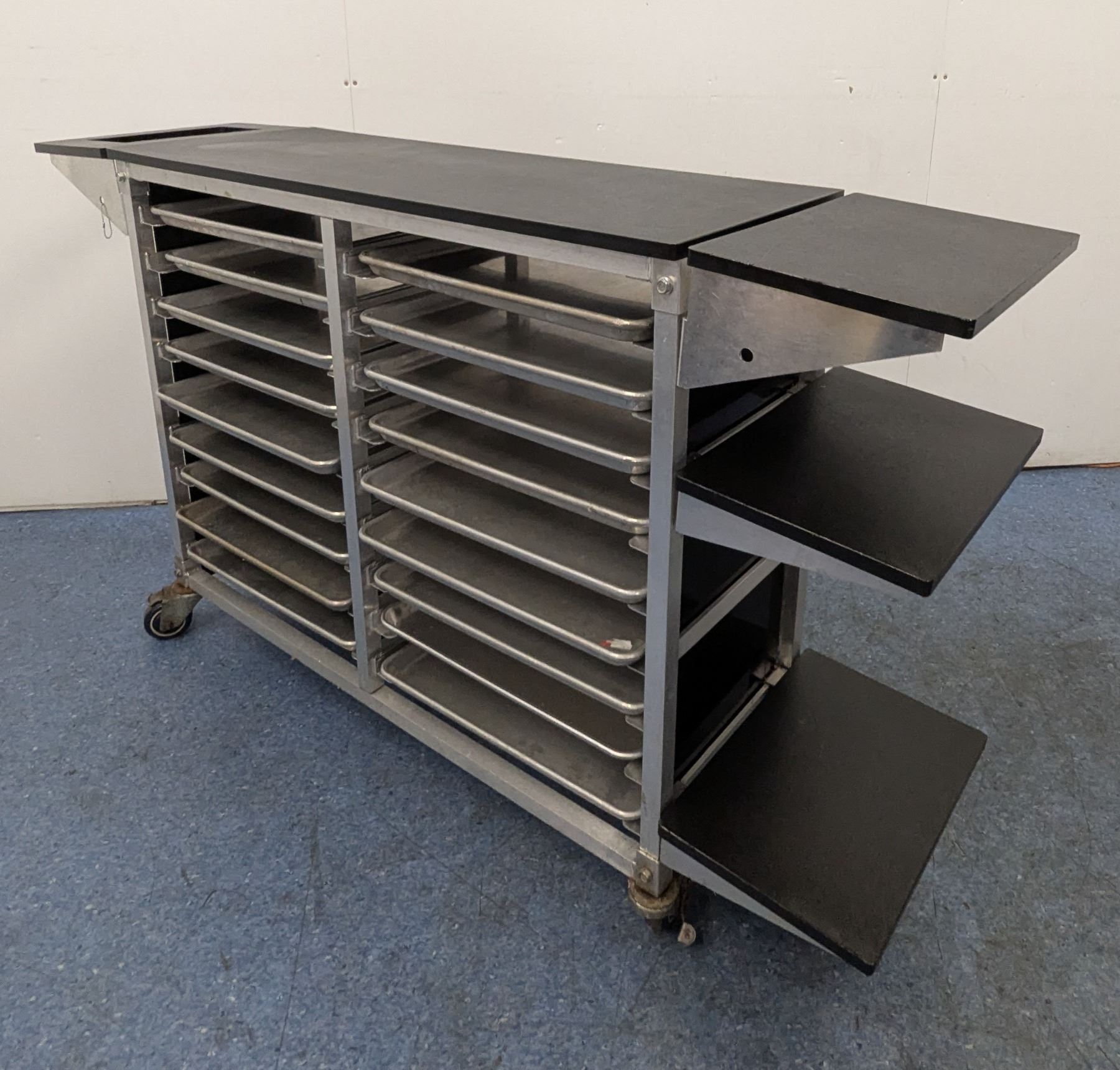 Kelmax Rack KELMAX BY SPG Mobile Pastry Cart Wih Sheet Pans| OP1/R3 - Kwik Auctions