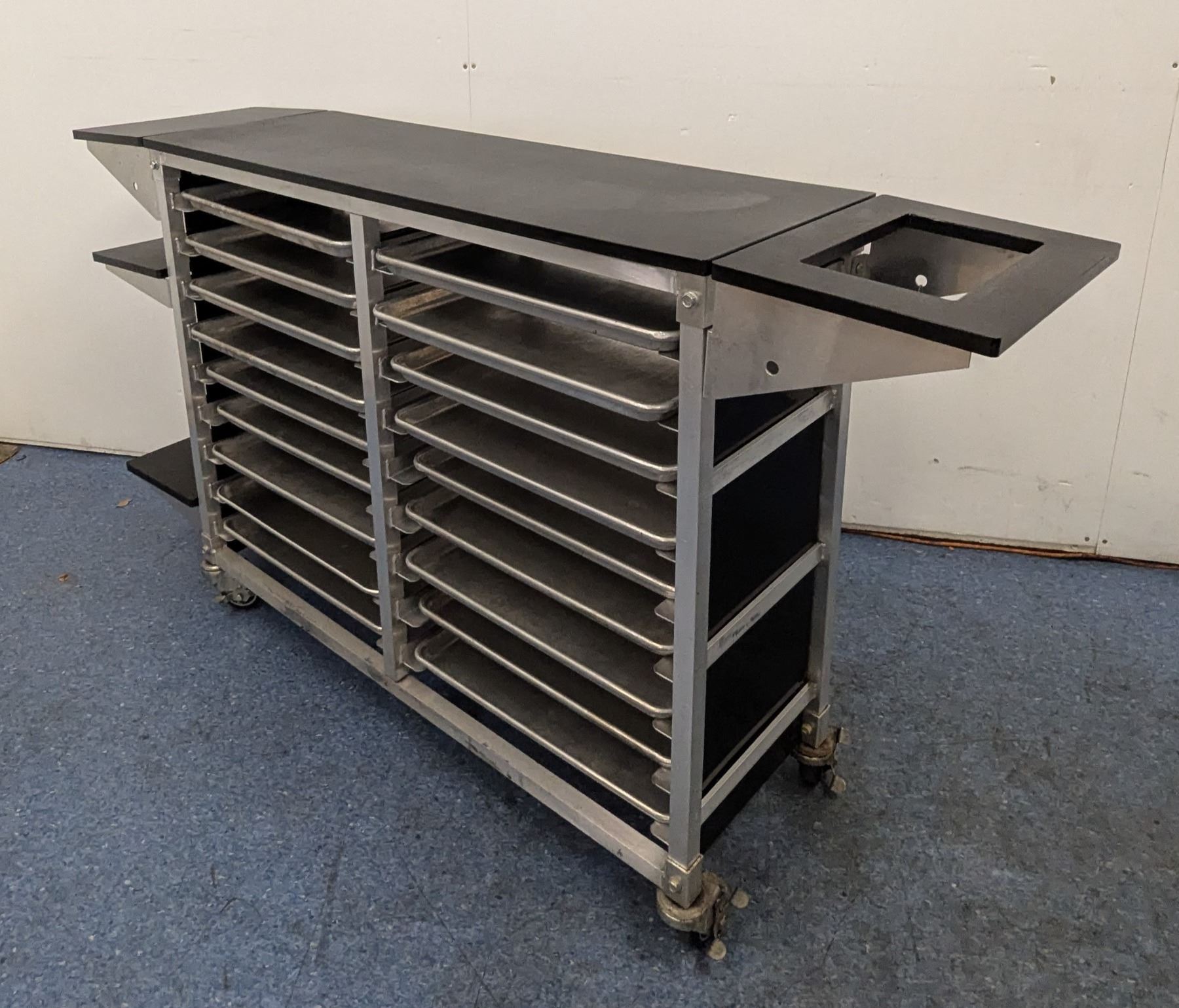 Kelmax Rack KELMAX BY SPG Mobile Pastry Cart Wih Sheet Pans| OP1/R3 - Kwik Auctions