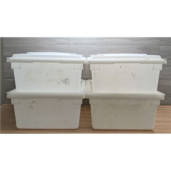 Cambro Food Storage Boxes with Lids  - Lot of 4 (8pcs)