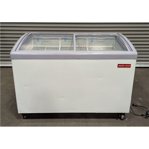 New Air NIF-49-CG 49" Curved Glass Ice Cream Freezer