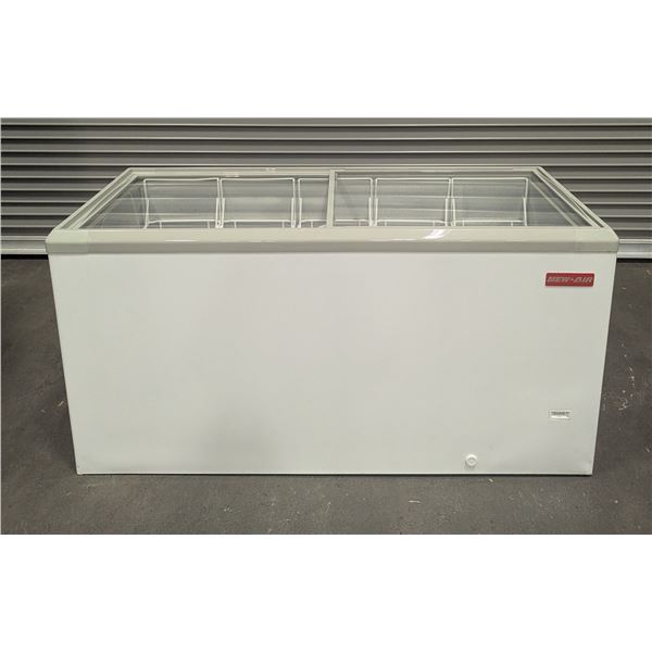 New Air NIF-60-FG 60" Flat Glass Ice Cream Freezer