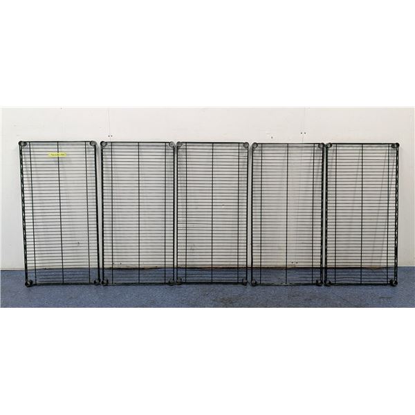Throrinox 36" x 18" Wire Shelves - Lot of 5